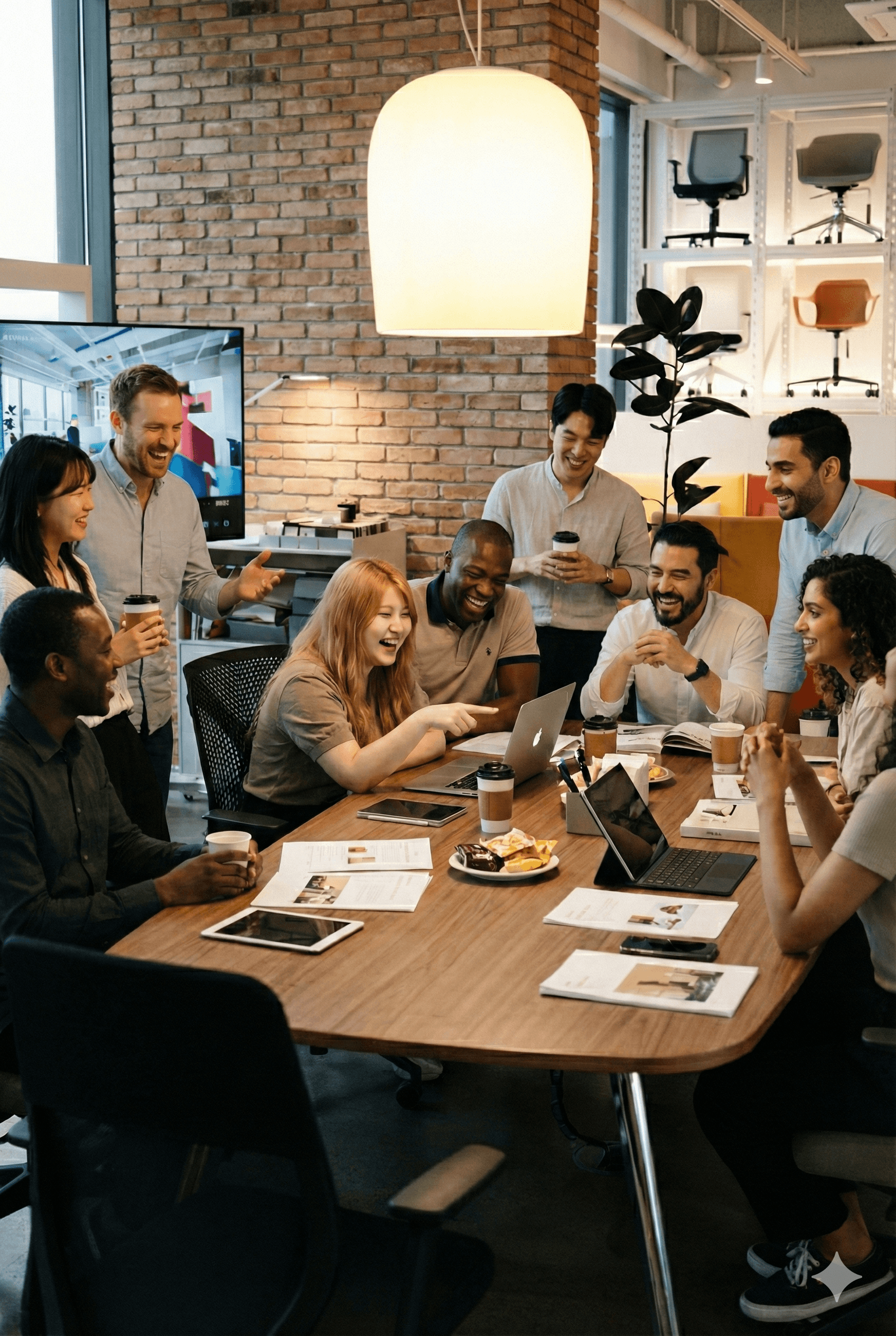 Professional team collaboration